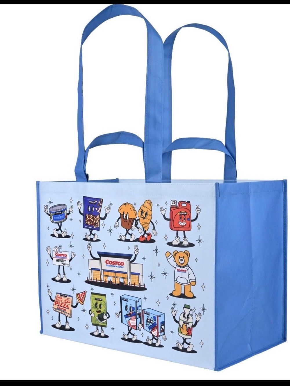 Costco KeepCool Reusable Character V2 Tote Bag - 4 pack